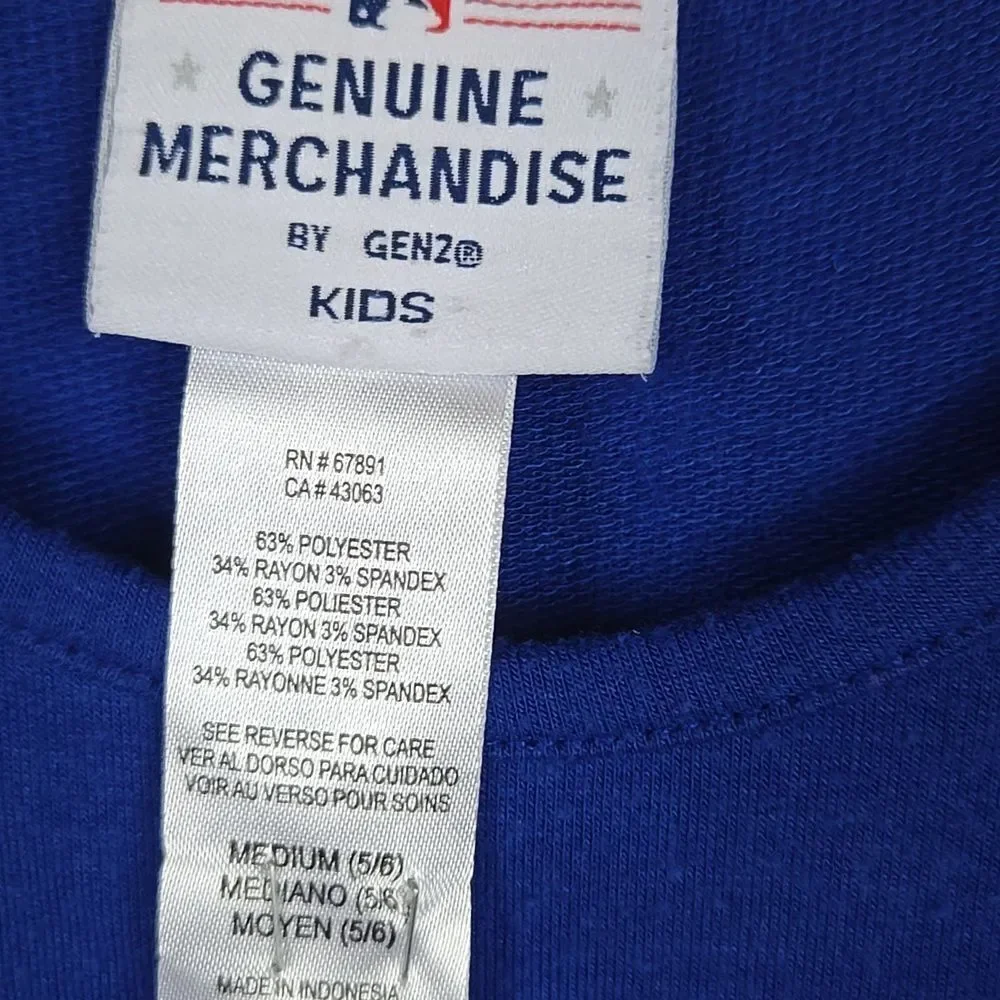 Genuine Merchandise Girls Texas Rangers Dress MLB Baseball Fan Knit Game Outfit